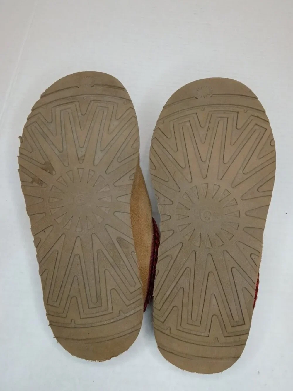 UGG Kids Tazz Platform Slipper Chestnut Size 5Y Fits Women 7